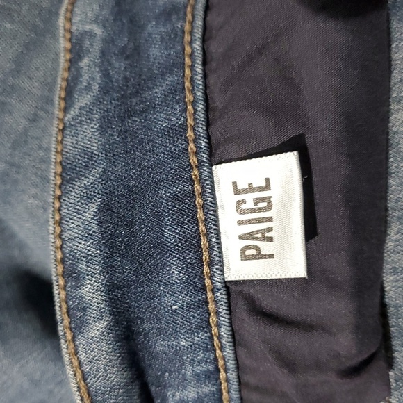 DENIM MENS PAIGE LENNOX HENRY BLUE JEANS SIZE 38 - Picture 10 of 10